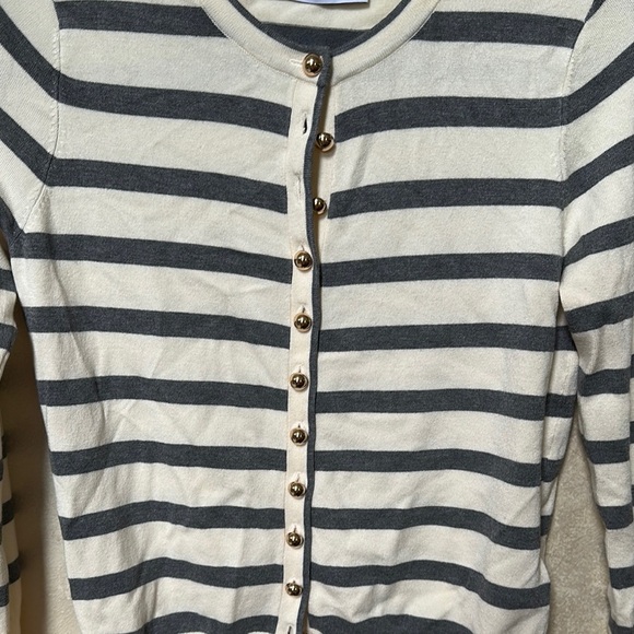 EUC Zara Women's Striped Cardigan sz small - Picture 3 of 4